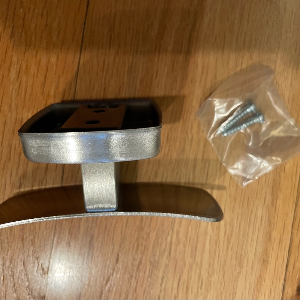 Two Commercial double robe hook satin finish